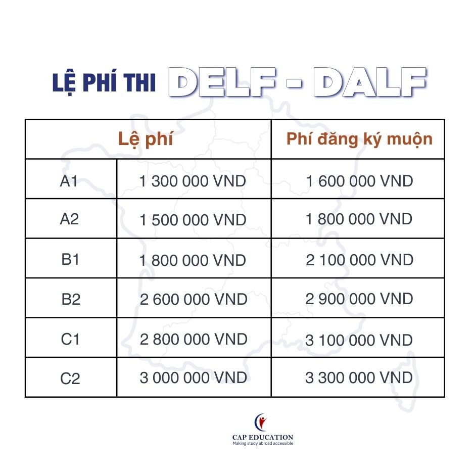 Lịch Thi DELF - DALF Năm 2025