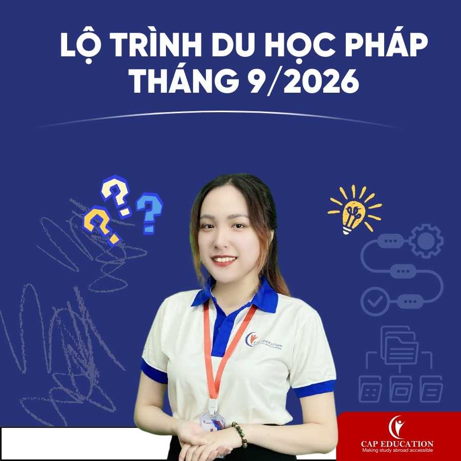 Hình ảnh minh họa Lộ Trình Du Học Pháp Tháng 9/2026