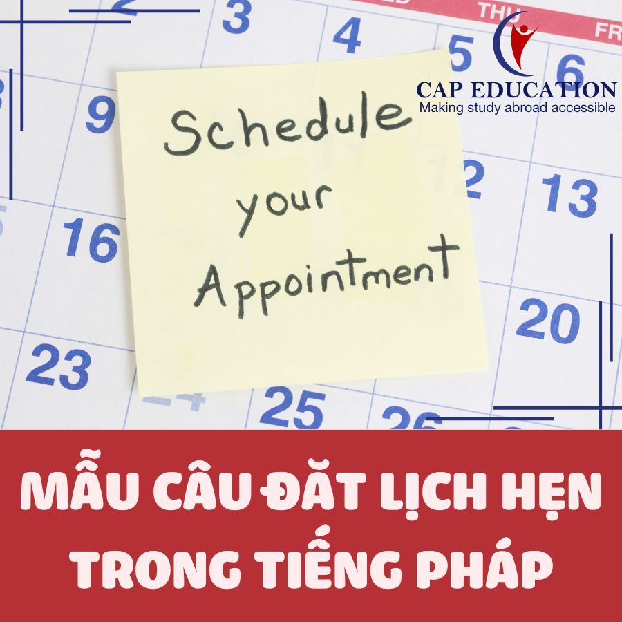 Mẫu Câu Đặt Lịch Hẹn Trong Tiếng Pháp
