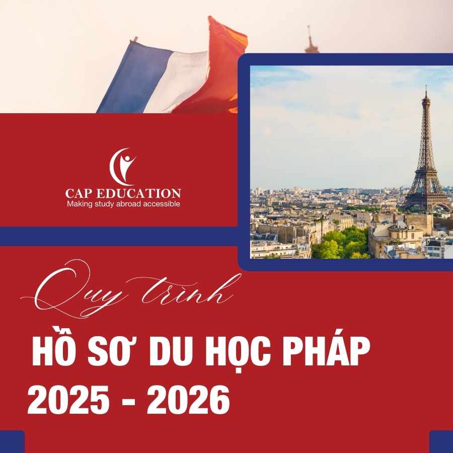 Hình ảnh minh họa Quy Trình Hồ Sơ Du Học Pháp 2025 2026