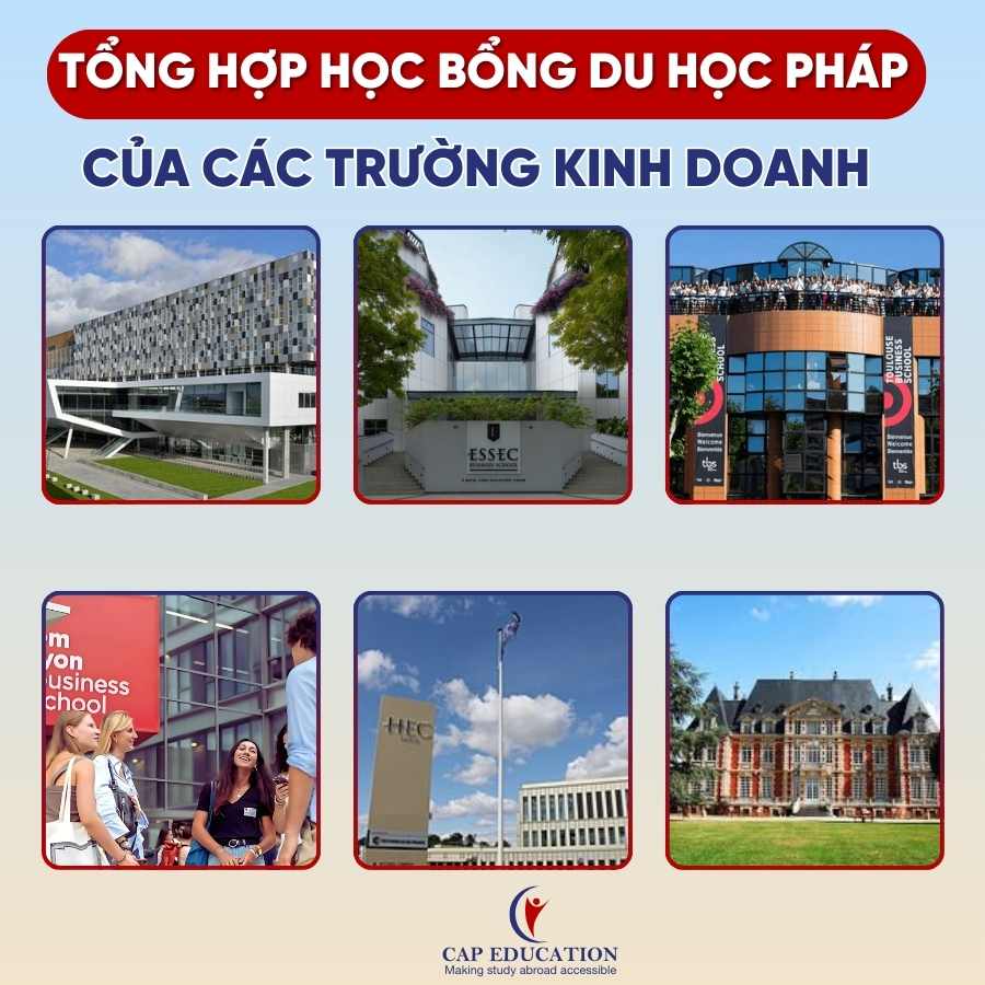 Hình ảnh minh họa Tổng Hợp Học Bổng Du Học Pháp Của Các Trường Kinh Doanh