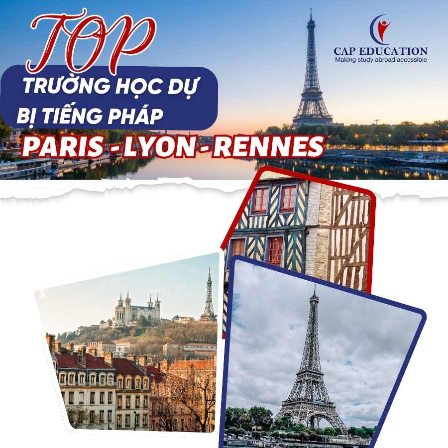 Hình ảnh minh họa Top Các Trường Học Dự Bị Tiếng Pháp Ở Paris Lyon Rennes