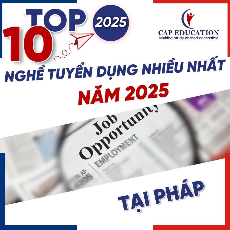 Hình ảnh Top 10 Nghề Tuyển Dụng Nhiều Nhất Năm 2025 Tại Pháp