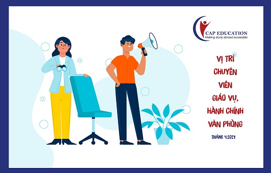 Chuyên Viên Giáo Vụ, Hành Chính VP 4/2021